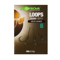 Korda Loop Rigs 8 Krank Micro Barbed 3 ks Korda Loop Rigs 8 Krank Micro Barbed 3 ks
