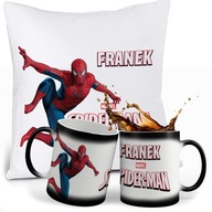 SPIDERMAN SET MAGICKÝ HRNČEK + VANKÚŠ + MENO SPIDERMAN SET MAGICKÝ HRNČEK + VANKÚŠ + MENO