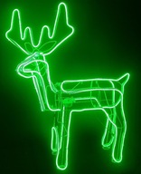 NOVINKA! VEĽKÝ SOB LED 3D 125CM XXL NEON ZELENÁ NOVINKA! VEĽKÝ SOB LED 3D 125CM XXL NEON ZELENÁ