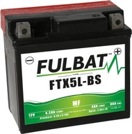 Fulbat YTX5L-BS FTX5L-BS MF batéria 12V 4,2Ah 70A Fulbat YTX5L-BS FTX5L-BS MF batéria 12V 4,2Ah 70A
