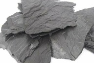 1 kg Aquarium Stone Rock Black Premium Slate