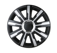 MIRAGE HUBCAPS 16" C/S čierno-strieborná SET 4 KUSY MIRAGE HUBCAPS 16" C/S čierno-strieborná SET 4 KUSY