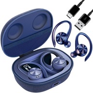 Bezdrôtové slúchadlá do uší OVLÁDANÉ DOTYKOM Bluetooth 5.0 BLUE