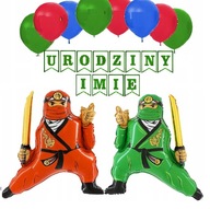 BALOONS NINJA narodeninový dekoračný set BALOONS NINJA narodeninový dekoračný set