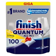 FINISH Quantum All in 1 Tablety do umývačky riadu Citrón 100 ks FINISH Quantum All in 1 Tablety do umývačky riadu Citrón 100 ks