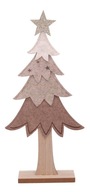 Vianočný stromček z plsti s drevenou základňou, 41 cm