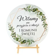 Uvítacia tabuľa, výzdoba prijímacej sály, štandard Uvítacia tabuľa, výzdoba prijímacej sály, štandard