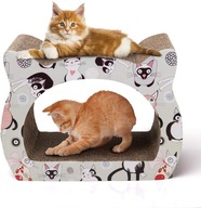 Kartónový kartón pre mačku + catnip