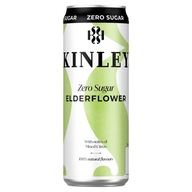 Kinley Elderflower sýtený nápoj Zero sugar nealko tonikum bez 250ml