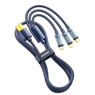 JOYROOM KÁBEL 3v1 USB C/microUSB/LIGHTNING JOYROOM KÁBEL 3v1 USB C/microUSB/LIGHTNING