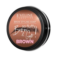 Eveline Brow & Go So nadýchané hnedé mydlo na úpravu obočia Eveline Brow & Go So nadýchané hnedé mydlo na úpravu obočia