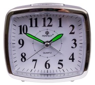 DOKONALÝ TEKUJÚCI QUARTZOVÝ BUDÍK SNOOZE 6119 strieborný. DOKONALÝ TEKUJÚCI QUARTZOVÝ BUDÍK SNOOZE 6119 strieborný.
