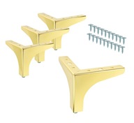SET Nohy, nábytkové nožičky, nožičky skriniek, zlatý lesk, loft set, 10 cm SET Nohy, nábytkové nožičky, nožičky skriniek, zlatý lesk, loft set, 10 cm