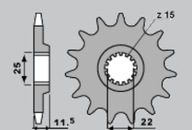Cht Predné ozubené koleso 1252 14 Ktm Lc4 4021-14 Cht Predné ozubené koleso 1252 14 Ktm Lc4 4021-14