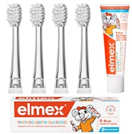 4x Hroty určené pre BRUSH-BABY BabySonic PRO 1-5 rokov 18-48+Elmex 0+