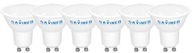 Sada 6x LED žiarovky GU10 6W = 50W 230V neutrál