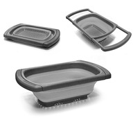 Silikónové skladacie sitko/drezový cedník BB1698 Silikónové skladacie sitko/drezový cedník BB1698
