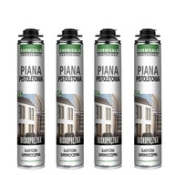 SET 4x montáž na pištoľ FOAM 750ml SET 4x montáž na pištoľ FOAM 750ml