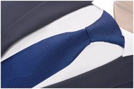 Pánska kravata JACQUARD Classic NAVY RC53