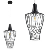 Závesné stropné svietidlo Loft Luster RETRO BLACK Závesné stropné svietidlo Loft Luster RETRO BLACK