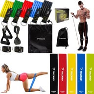 SET ODPOROVÝCH NÁVODÍK NA CVIČENIE MINI BAND Fitness Gumičky + držadlá