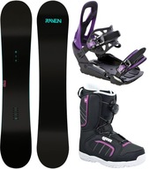 Snowboardový set RAVEN Pure Mint 147cm