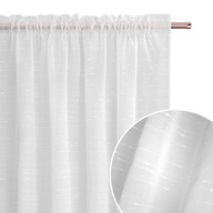 Záves pripravený pre žabky 140x250 Melod biely záves Záves pripravený pre žabky 140x250 Melod biely záves