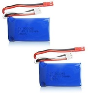 2 ks batérie 7,4V 1100mAh Wltoys A949 A959 RC