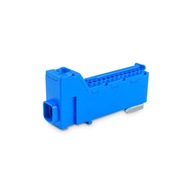 DISTRIBUČNÝ BLOK 63A VNÚTORNÝ: 1x2,5-25mm VÝSTUP: 13x1,5-2,5mm MODRÁ 1 ks. OPATÓWE DISTRIBUČNÝ BLOK 63A VNÚTORNÝ: 1x2,5-25mm VÝSTUP: 13x1,5-2,5mm MODRÁ 1 ks. OPATÓWE