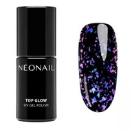 NEONAIL Top Hybrid GLOW FIOLET AURORA FLAKES 7,2 ml NEONAIL Top Hybrid GLOW FIOLET AURORA FLAKES 7,2 ml