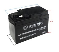 Akumulátor Moretti AGM (Gel) MTR4A-BS