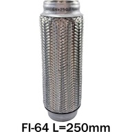 FLEXIBILNÝ KONEKTOR VÝFUKU FI-64 L=250mm FLEXIBILNÝ KONEKTOR VÝFUKU FI-64 L=250mm