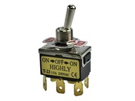 T-23CS vypínač ON-OFF-ON 15A 250V 6pin T-23CS vypínač ON-OFF-ON 15A 250V 6pin