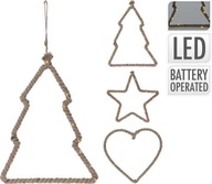 Dekorácia, LED prívesok na vianočný stromček na batérie