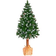 Umelý vianočný stromček na stonke DIAMANTOVÁ BOROVICA 220 cm