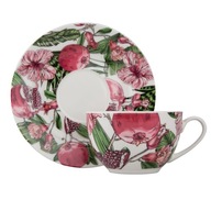 Šálka + podšálka Hibiskus Porcelain COLLECTION Šálka + podšálka Hibiskus Porcelain COLLECTION