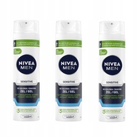 NIVEA MEN Sensitive gél na holenie, upokojujúci a jemný, 200 ml x 3 ks NIVEA MEN Sensitive gél na holenie, upokojujúci a jemný, 200 ml x 3 ks