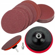 100 x BRÚSNE KOTOUČE 125 SO VELCRO P100 + KOTÚČ 125