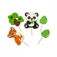 Zberačky cukroviniek ANIMALS 2D panda tiger Zberačky cukroviniek ANIMALS 2D panda tiger