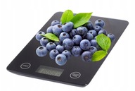 ELEKTRONICKÁ LCD KUCHYŇSKÁ VÁHA DO 5 KG OD 1G SKLENENÉ ČIERNE DOMÁCE BYTY ELEKTRONICKÁ LCD KUCHYŇSKÁ VÁHA DO 5 KG OD 1G SKLENENÉ ČIERNE DOMÁCE BYTY