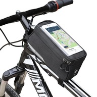 Wozinsky taška na rám bicykla puzdro na telefón do 6,5 palca 1l čierne