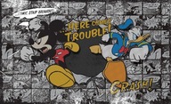 Fototapeta Mickey Mouse a Káčer Donald 368x254 cm