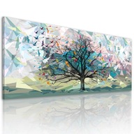 02424 Obraz na plátne abstraktný strom 120x50