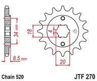 JT PREDNÉ OZNAČENIE 2046 15 HONDA CA 125 '95-01', CB/CBX/CM/CMX 250 '83-16 JT PREDNÉ OZNAČENIE 2046 15 HONDA CA 125 '95-01', CB/CBX/CM/CMX 250 '83-16