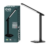 LED školská stolová lampa na čítací stôl, nočná 8W 520lm ČIERNA LED školská stolová lampa na čítací stôl, nočná 8W 520lm ČIERNA