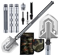 Vojenská lopata SKLADACIA lopata nôž pílka zapaľovač SURVIVAL Toolbox 16 V 1 Vojenská lopata SKLADACIA lopata nôž pílka zapaľovač SURVIVAL Toolbox 16 V 1