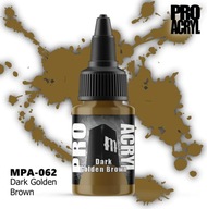 MONUMENT HOBBIES MPA-062 Pro Acrylic: Tmavo zlatohnedá (22 ml) MONUMENT HOBBIES MPA-062 Pro Acrylic: Tmavo zlatohnedá (22 ml)