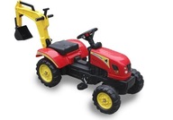 Traktor s pedálmi Red Bucket Traktor s pedálmi Red Bucket