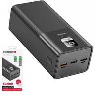 Powerbanka 50000 mAh 100W pre laptop smartphone USB-C USB-A SAFE