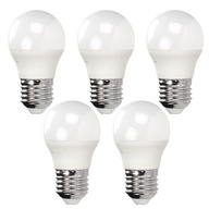 5x LED ŽIAROVKA ÚSPORA ENERGIE G45 E27 10W 800lm 4500K NEUTRÁLNA BIELA 5x LED ŽIAROVKA ÚSPORA ENERGIE G45 E27 10W 800lm 4500K NEUTRÁLNA BIELA